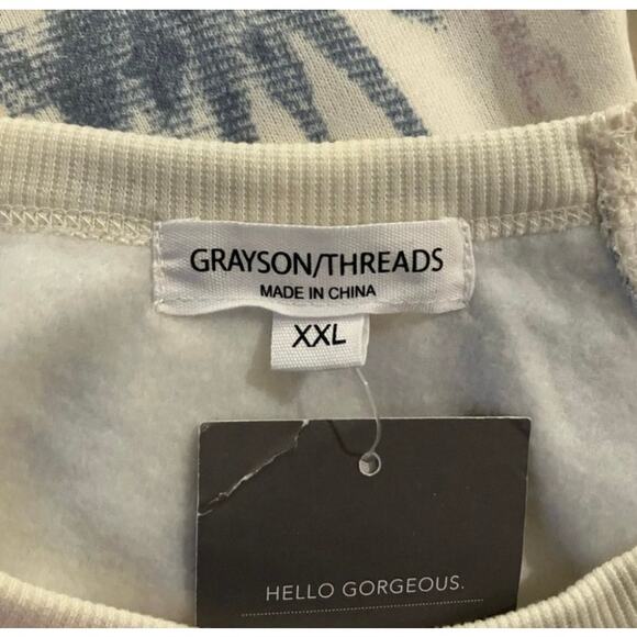 New Grayson Thread Choose Happy Crew Neck Sweatshirt XXL - Picture 5 of 5